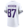 CAdoa MN.Vikings #87 T.J. Hockenson White Alternate Game Player Jersey American Stitched Jersey