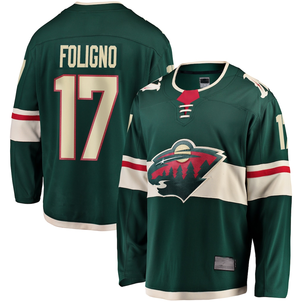 CAdoa M.Wild #17 Marcus Foligno Green Breakaway Jerseys