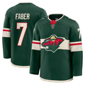 CAdoa M.Wild #7 Brock Faber Green Anniversary Premium Jerseys