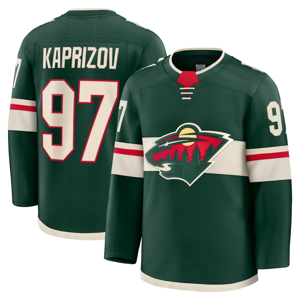 CAdoa M.Wild #97 Kirill Kaprizov Green Home Premium Jerseys