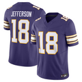 CAdoa MN.Vikings #18 Justin Jefferson Player Purple Vapor F.U.S.E. Limited Stitched Jerseys