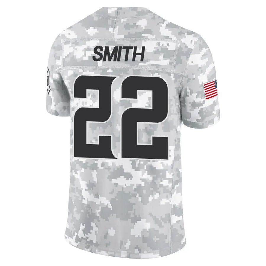 CAdoa MN.Vikings #22 Harrison Smith Player Arctic Camo Salute to Service Limited Stitched Jerseys