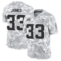 CAdoa MN.Vikings #33 Aaron Jones Player Arctic Camo Salute to Service Limited Stitched Jerseys