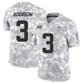 CAdoa MN.Vikings #3 Jordan Addison Player Arctic Camo Salute to Service Limited Stitched Jerseys
