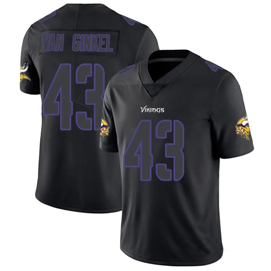 CAdoa MN.Vikings #43 Andrew Van Ginkel Player Limited Black Impact Game Stitched Jerseys