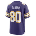 CAdoa MN.Vikings #80 Cris Carter Purple Retired Player Alternate Game Stitched Jerseys