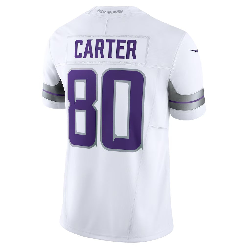 CAdoa MN.Vikings #80 Cris Carter White Alternate Vapor F.U.S.E. Retired Player Limited Stitched Jerseys