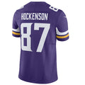 CAdoa MN.Vikings #87 T.J. Hockenson Player Purple Vapor F.U.S.E. Limited Stitched Jerseys