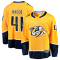 CAdoa N.Predators #41 Nicolas Hague Gold Home Breakaway Jerseys