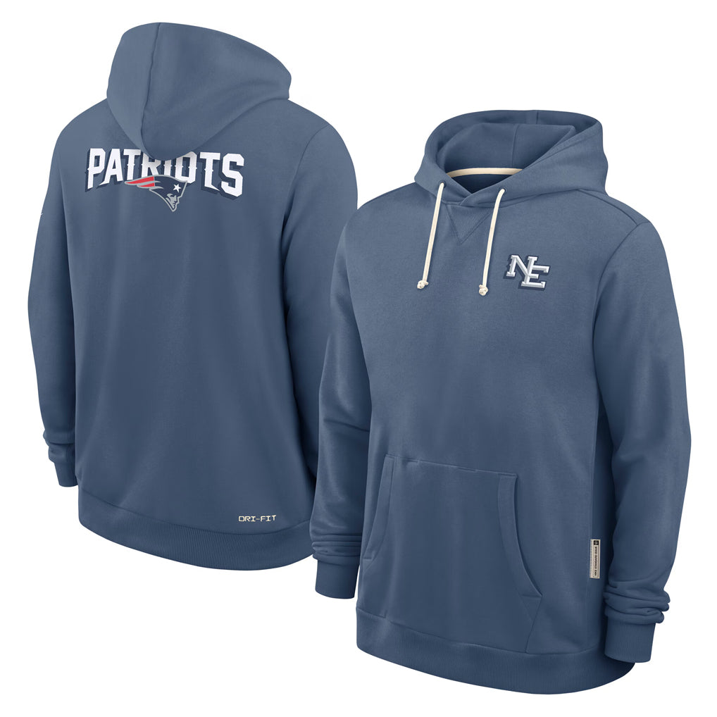 CAdoa NE.Patriots Blue Rivalries Collection Hoodies Limited Game Blank Player Stitched Jerseys