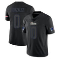 CAdoa NE.Patriots #0 Christian Gonzalez Player Black Impact LImited Home Game Stitched Jerseys