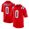 CAdoa NE.Patriots #0 Christian Gonzalez Player Red Home Game Stitched Jerseys