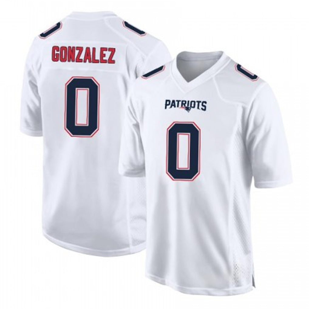 CAdoa NE.Patriots #0 Christian Gonzalez Player White Fashion Limited Home Game Stitched Jerseys