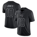 CAdoa NE.Patriots #10 Drake Maye Player Black REFLECTIVE Limited Stitched Jerseys
