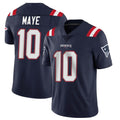 CAdoa NE.Patriots #10 Drake Maye Player Navy Vapor Untouchable Home Game Stitched Jerseys