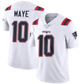 CAdoa NE.Patriots #10 Drake Maye Player White Vapor Limited Stitched Jerseys