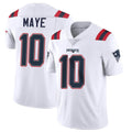 CAdoa NE.Patriots #10 Drake Maye Player White Vapor Untouchable Home Game Stitched Jerseys