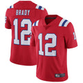 CAdoa NE.Patriots #12 Tom Brady Player Red Home Limited Stitched Jerseys