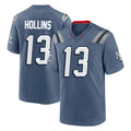 CAdoa NE.Patriots #13 Mack Hollins Player Blue Rivalries Collection Home Game Stitched Jerseys
