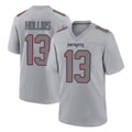 CAdoa NE.Patriots #13 Mack Hollins Player Gray Fashion Limited Home Game Stitched Jerseys