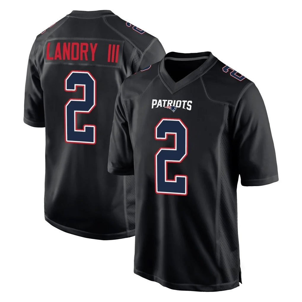 CAdoa NE.Patriots #2 Harold Landry III Player Carbon Fashion Limited Home Game Stitched Jerseys