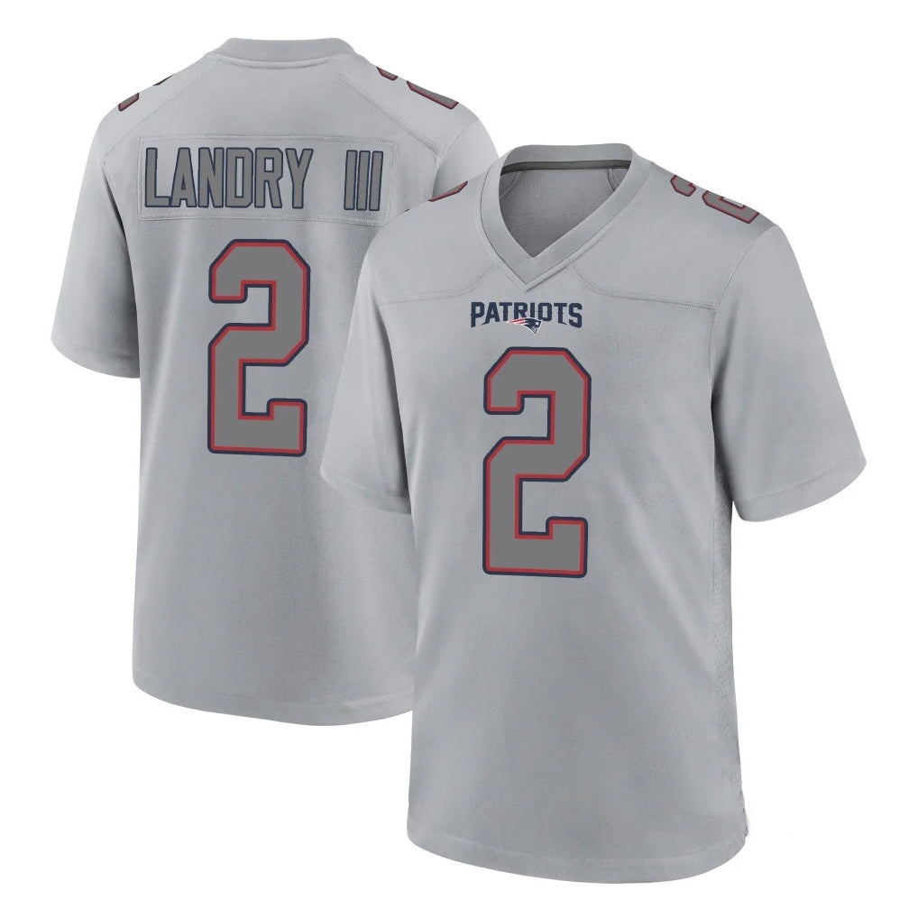 CAdoa NE.Patriots #2 Harold Landry III Player Gray Fashion Limited Home Game Stitched Jerseys