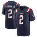 CAdoa NE.Patriots #2 Harold Landry III Player Navy Home Game Stitched Jerseys