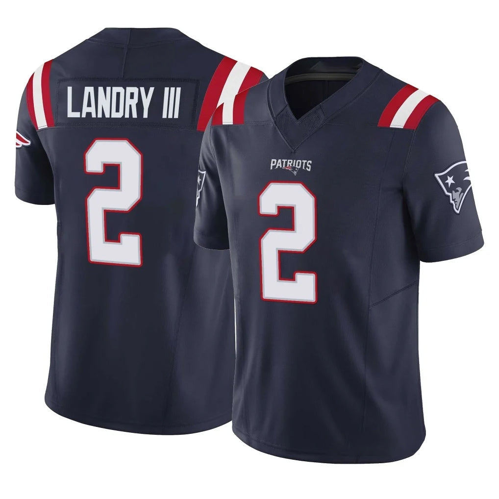 CAdoa NE.Patriots #2 Harold Landry III Player Navy Limited Vapor F.U.S.E. Home Game Stitched Jerseys