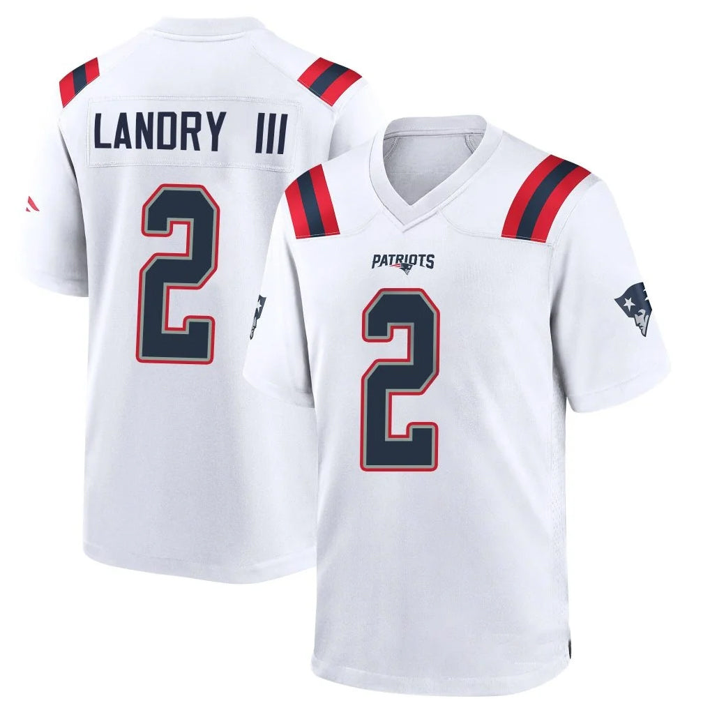 CAdoa NE.Patriots #2 Harold Landry III Player White Home Game Stitched Jerseys
