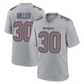 CAdoa NE.Patriots #30 Jam Miller Player Gray Fashion Limited Home Game Stitched Jerseys