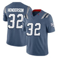 CAdoa NE.Patriots #32 TreVeyon Henderson Player Blue Limited Rivalries Collection Home Game Stitched Jerseys