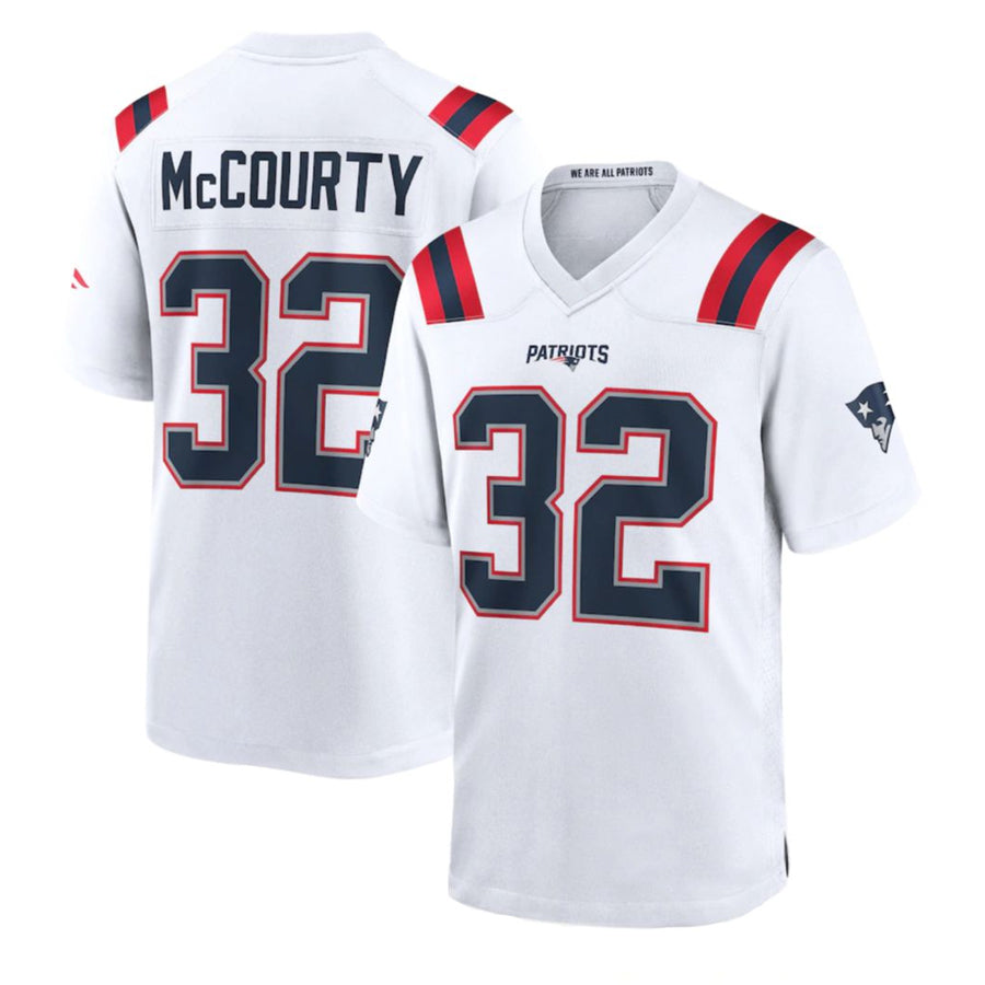 CAdoa NE.Patriots #32 TreVeyon Henderson Player White Home Game Stitched Jerseys