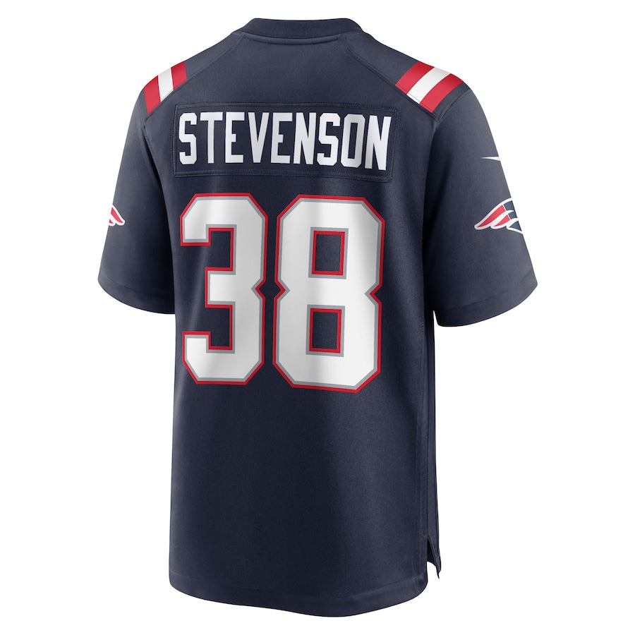 CAdoa NE.Patriots #38 Rhamondre Stevenson Player Navy Home Game Stitched Jerseys