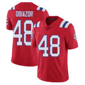 CAdoa NE.Patriots #48 Namdi Obiazor Player Red Vapor Untouchable Home Game Stitched Jerseys