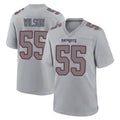 CAdoa NE.Patriots #55 Jared Wilson Player Gray Fashion Limited Home Game Stitched Jerseys