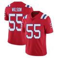 CAdoa NE.Patriots #55 Jared Wilson Player Red Vapor Untouchable Home Game Stitched Jerseys