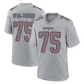 CAdoa NE.Patriots #75 Alijah Vera-Tucker Player Gray Fashion Limited Home Game Stitched Jerseys