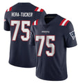 CAdoa NE.Patriots #75 Alijah Vera-Tucker Player Navy Vapor Untouchable Home Game Stitched Jerseys