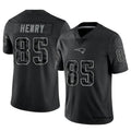 CAdoa NE.Patriots #85 Hunter Henry Player Black REFLECTIVE Limited Stitched Jerseys