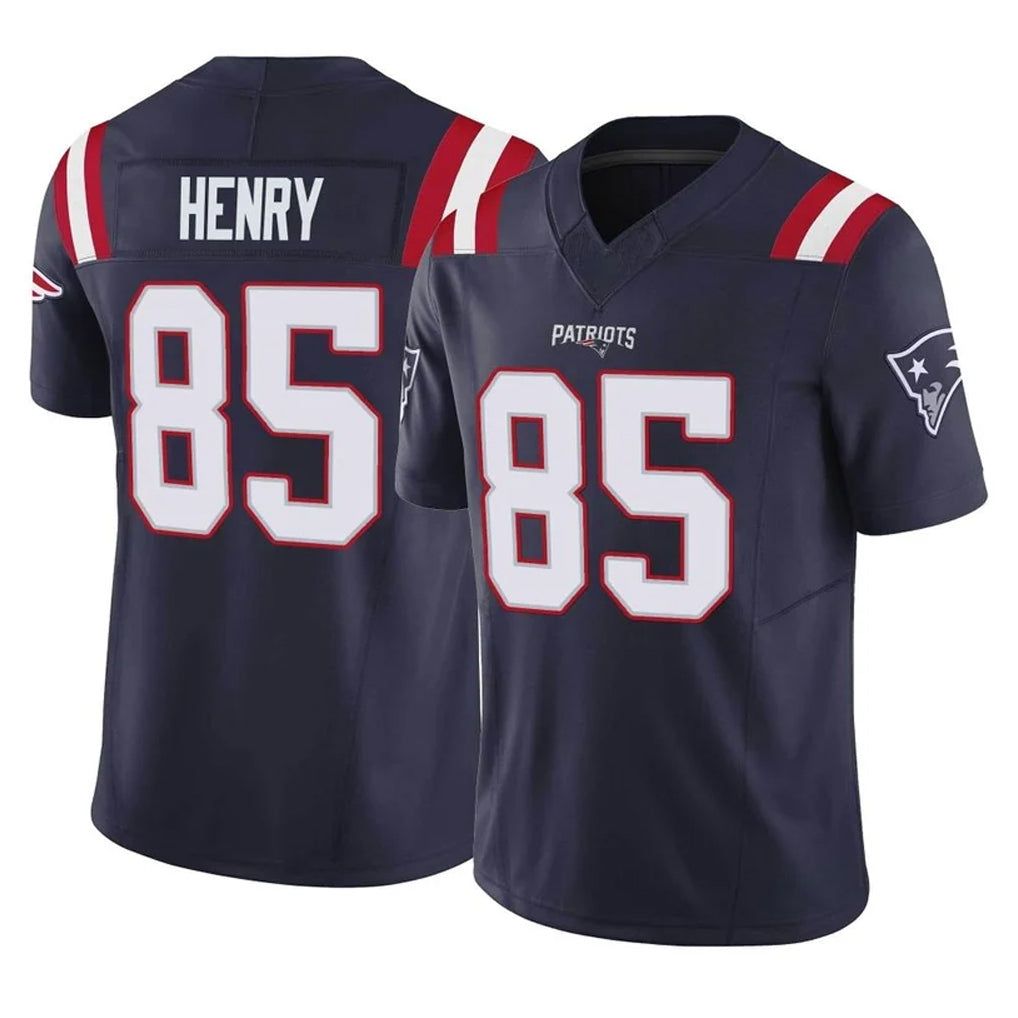 CAdoa NE.Patriots #85 Hunter Henry Player Navy Limited Vapor F.U.S.E. Home Game Stitched Jerseys