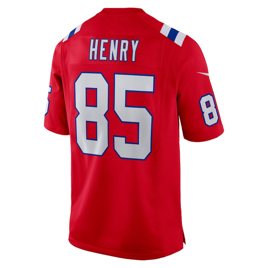 CAdoa NE.Patriots #85 Hunter Henry Player Navy Red Home Game Stitched Jerseys