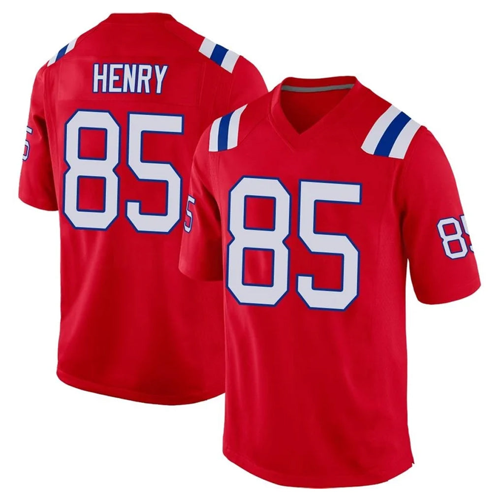 CAdoa NE.Patriots #85 Hunter Henry Player Red Home Game Stitched Jerseys