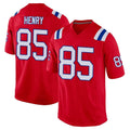 CAdoa NE.Patriots #85 Hunter Henry Player Red Home Game Stitched Jerseys