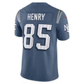 CAdoa NE.Patriots #85 Hunter Henry Player Storm Blue Rivalries Collection Limited Stitched Jerseys