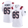 CAdoa NE.Patriots #85 Hunter Henry Player White Home Game Stitched Jerseys