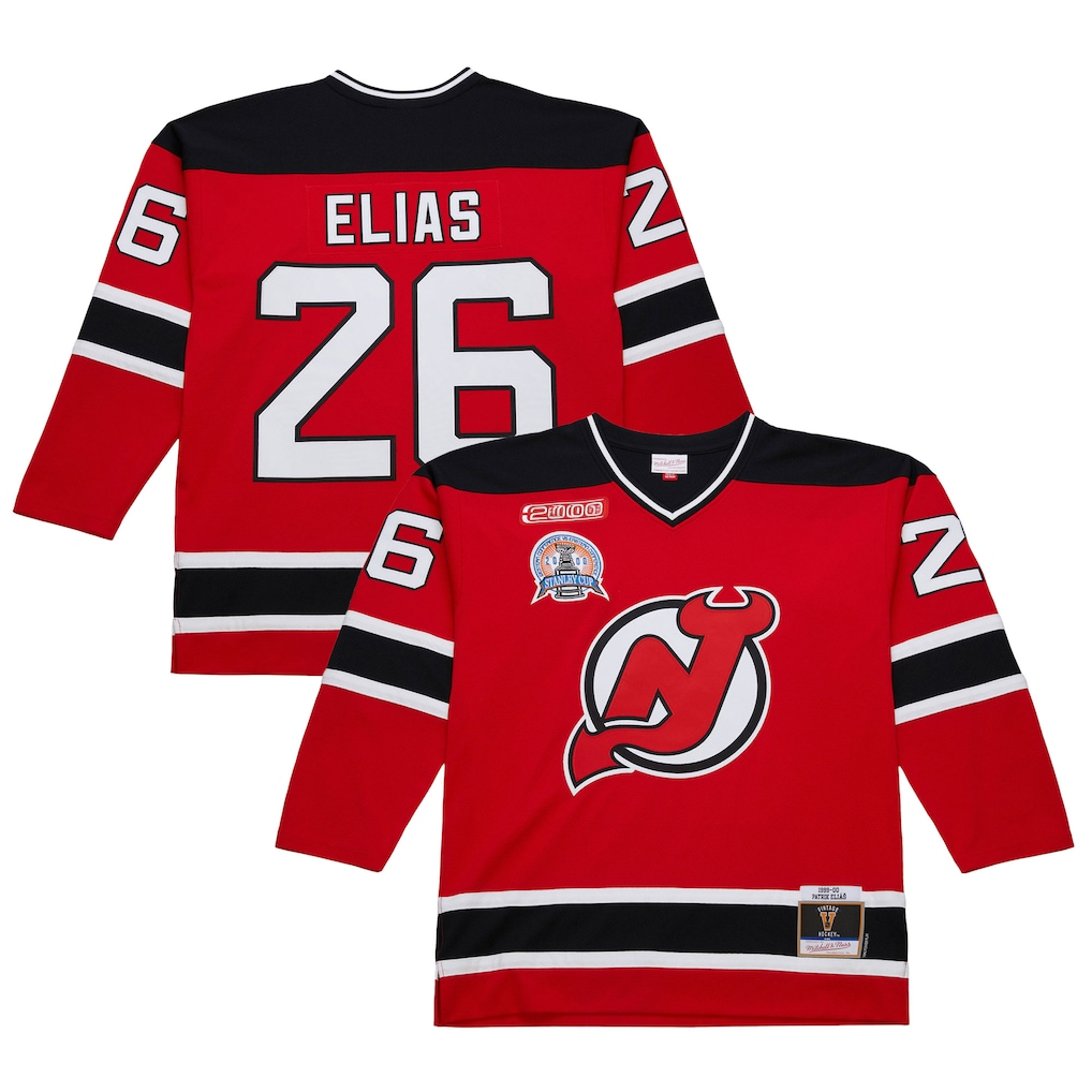 CAdoa N.Jersey Devils #26 Patrik Elias Red 1999-00 Power Play Jerseys