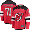 CAdoa N.Jersey Devils #71 Jonas Siegenthaler Red Home Breakaway Player Jerseys