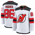 CAdoa N.Jersey Devils #86 Jack Hughes White Away Premium Jerseys
