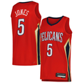 CAdoa NO.Pelicans #5 Herbert Jones Red Swingman Stitched Jerseys- Statement Edition