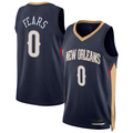 CAdoa NO.Pelicans #0 Jeremiah Fears Navy Swingman Stitched Jerseys- Icon Edition